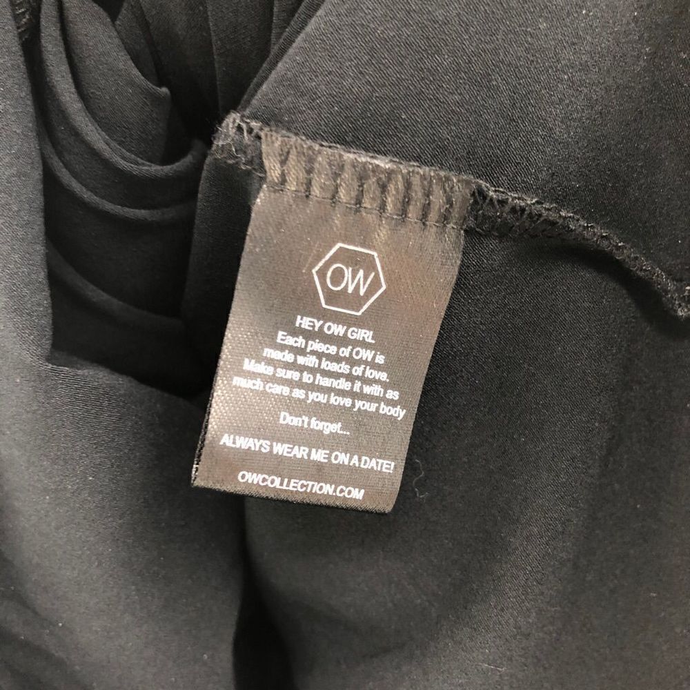 OW Collection Mesha‎ Dress in Black Glitter M - Picture 7 of 8